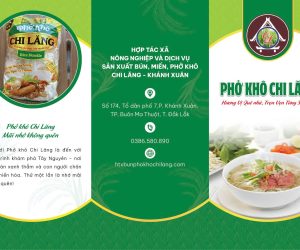 CÂU CHUYỆN SẢN PHẨM PHỞ KHÔ CHI LĂNG